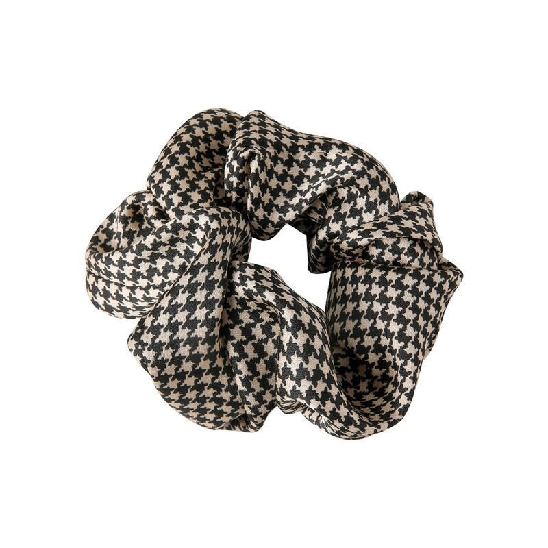 Women's Retro Casual Cloth Hair Scrunchie Lattice Leopard Print