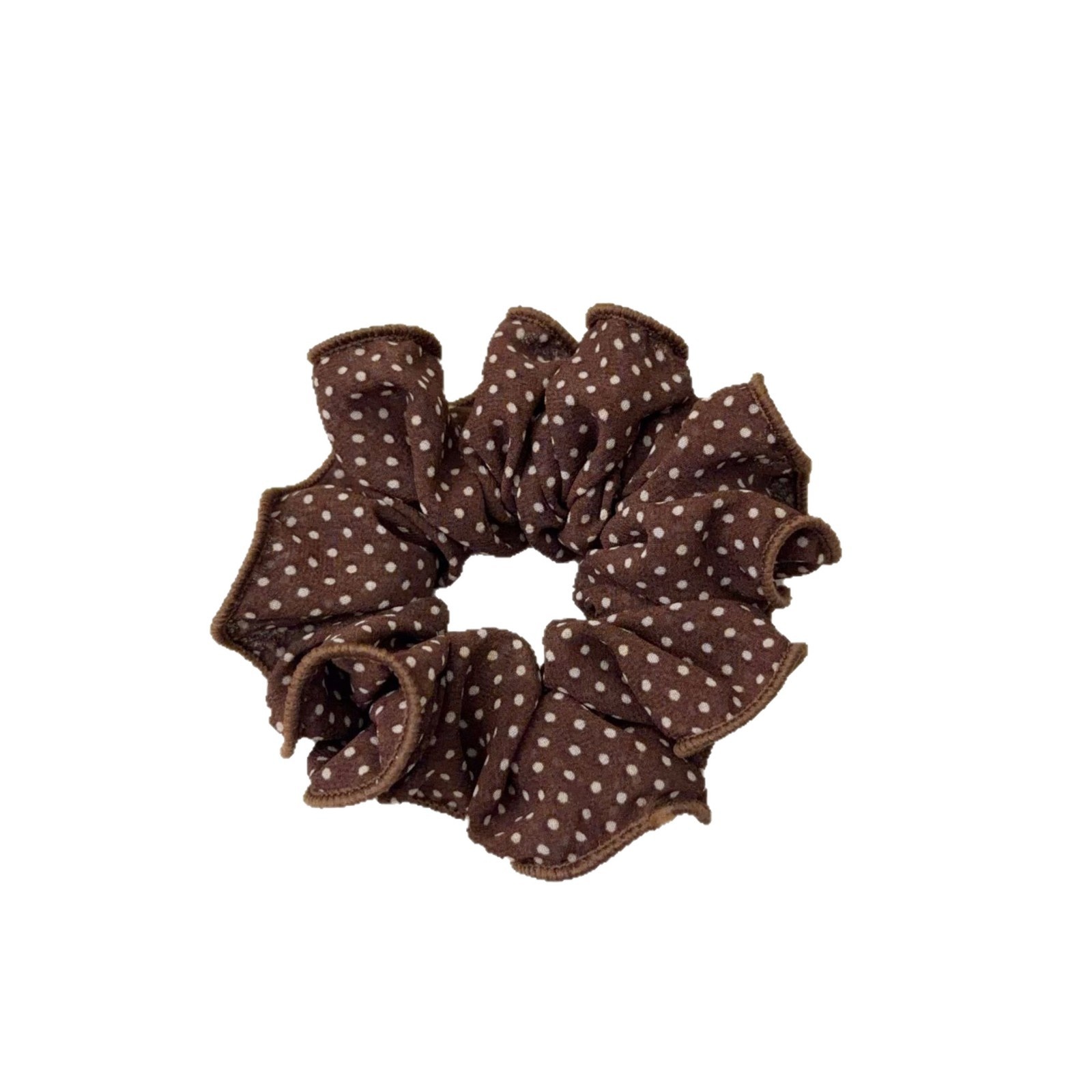 Women's Spring Casual Cloth Hair Tie Scrunchie Classic Polka Dots