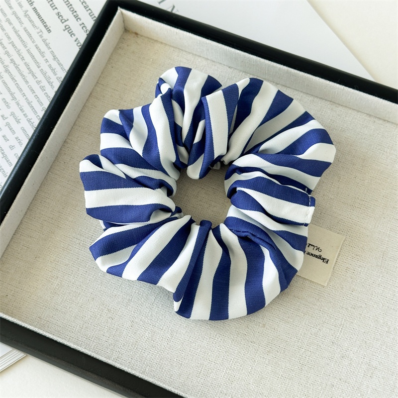 Women's Simple Daily Casual Cloth Hair Tie Classic Stripe Pattern