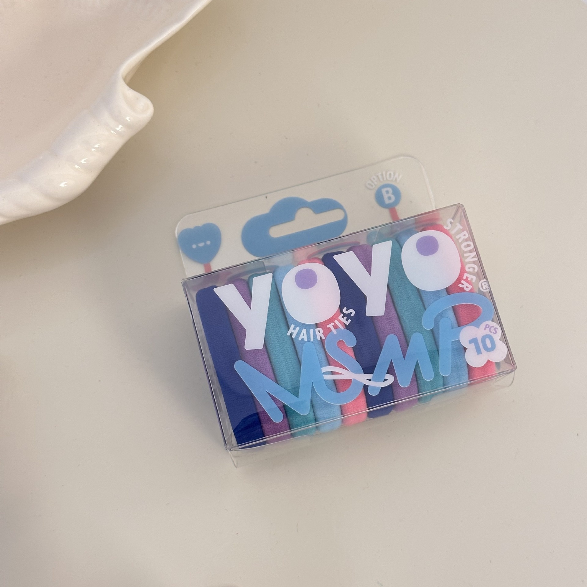 Women's Comfortable Polyester Hair Ties For Secure Styling Black