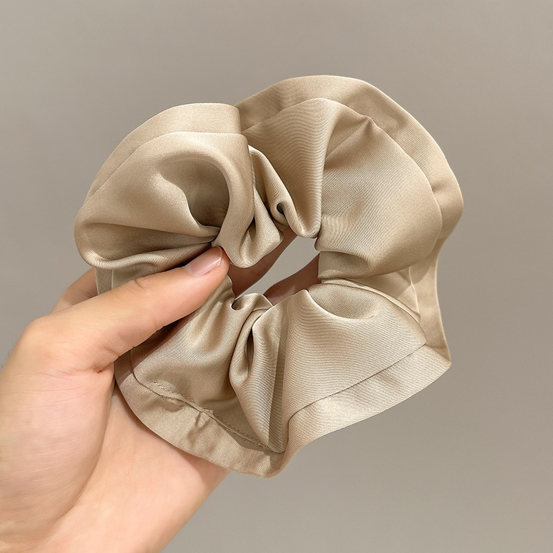 Women's Retro Street Style Satin Handmade Hair Tie Solid Color