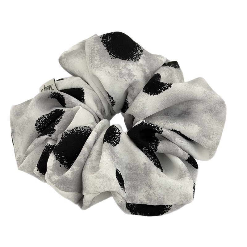 Women's Minimalist Watermark Print Fabric Hairband Multi-color Large Tie