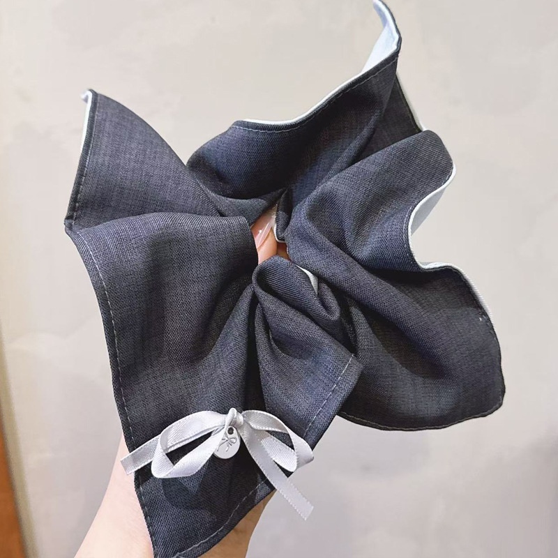 Women's Elegant Cloth Scarf Bowknot Hair Bands Geometric Pattern