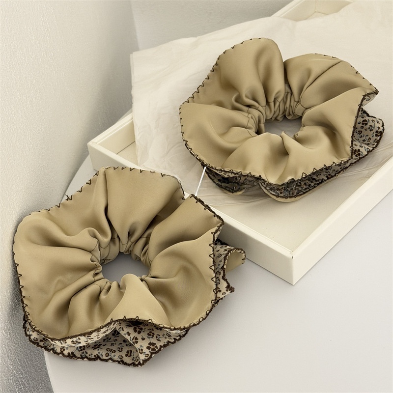 Women's Soft Cloth Spring Hair Tie Scrunchie Ditsy Floral Print