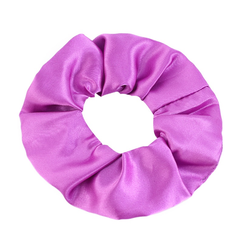 Women's Classic Daily Holiday Satin Scrunchie Hair Tie Solid Color