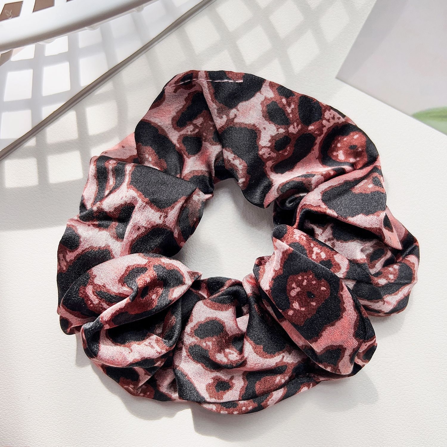 Women's Classic Color Block Cloth Hair Tie for Vacation Spring Summer