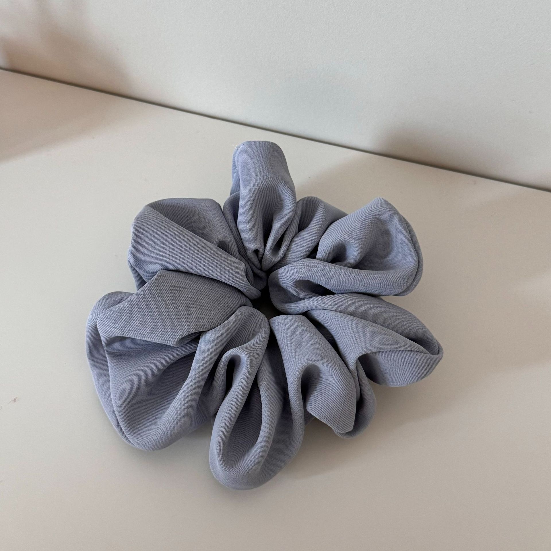 Women's Elegant French Satin Headband Solid Color Silk Hair Accessory