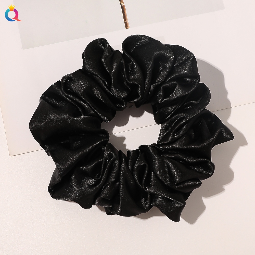 Women's Simple Daily Pleated Cloth Hair Scrunchie Solid Color