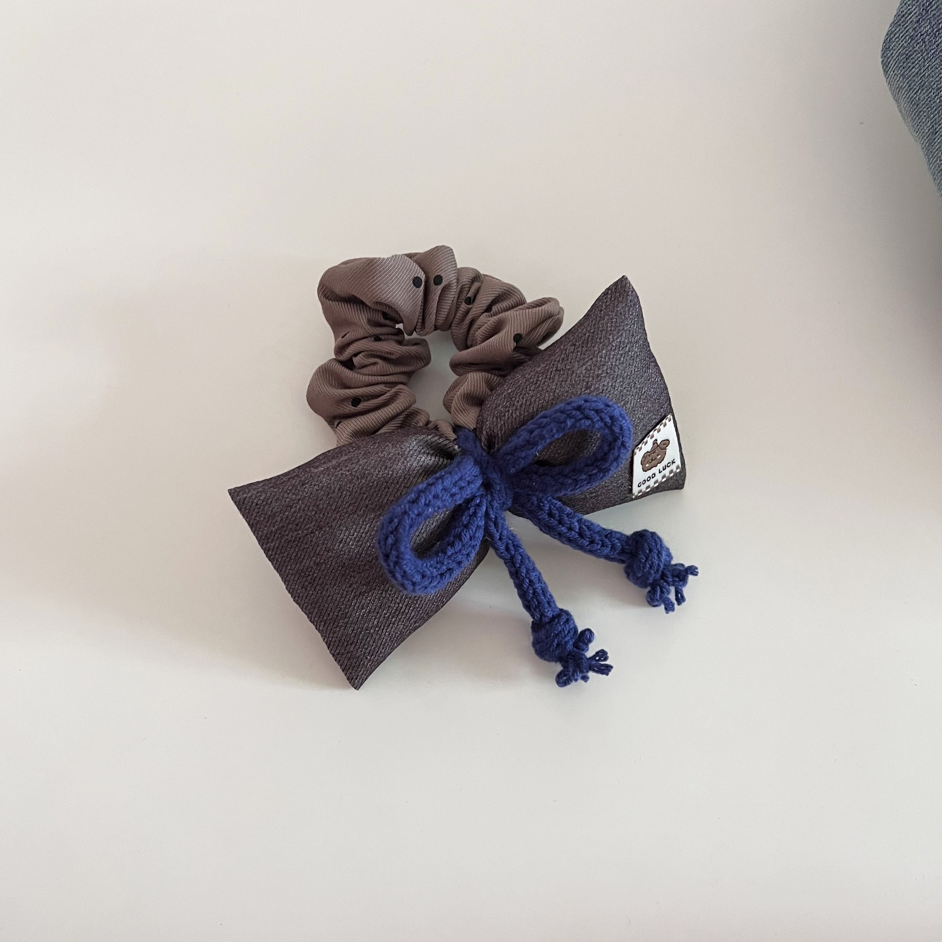 Women's Cute Cotton Filled Bowknot Hair Bands Contrast Polka Dot