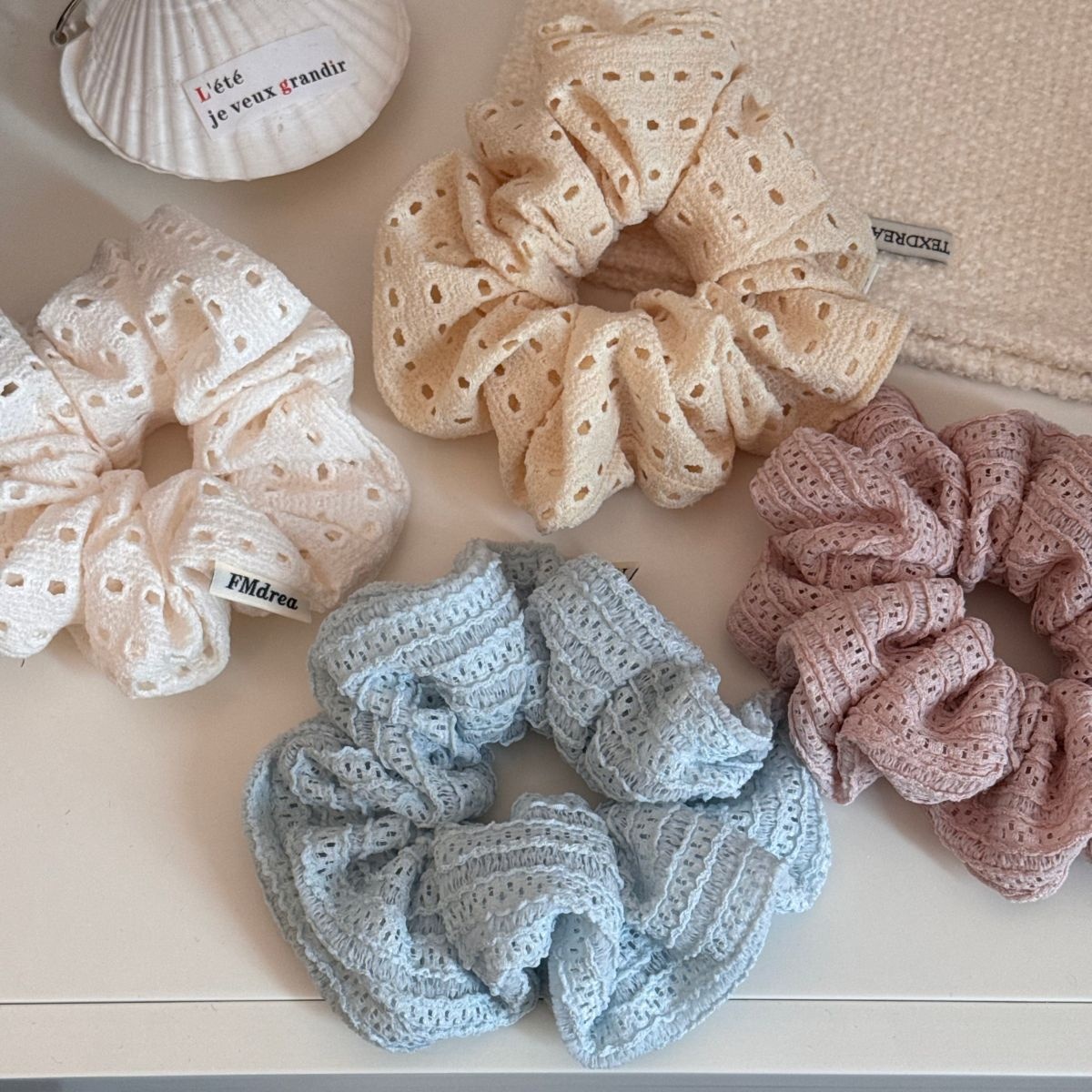 Women's All-Season Elegant Lace Hair Tie Solid Colors