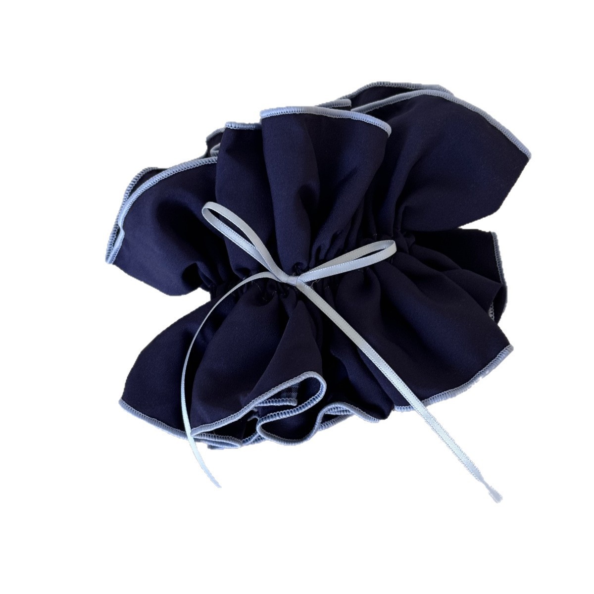 Women's Retro Plaid Double Layer Butterfly Knot Hair Tie Large Sweet Fabric Bow