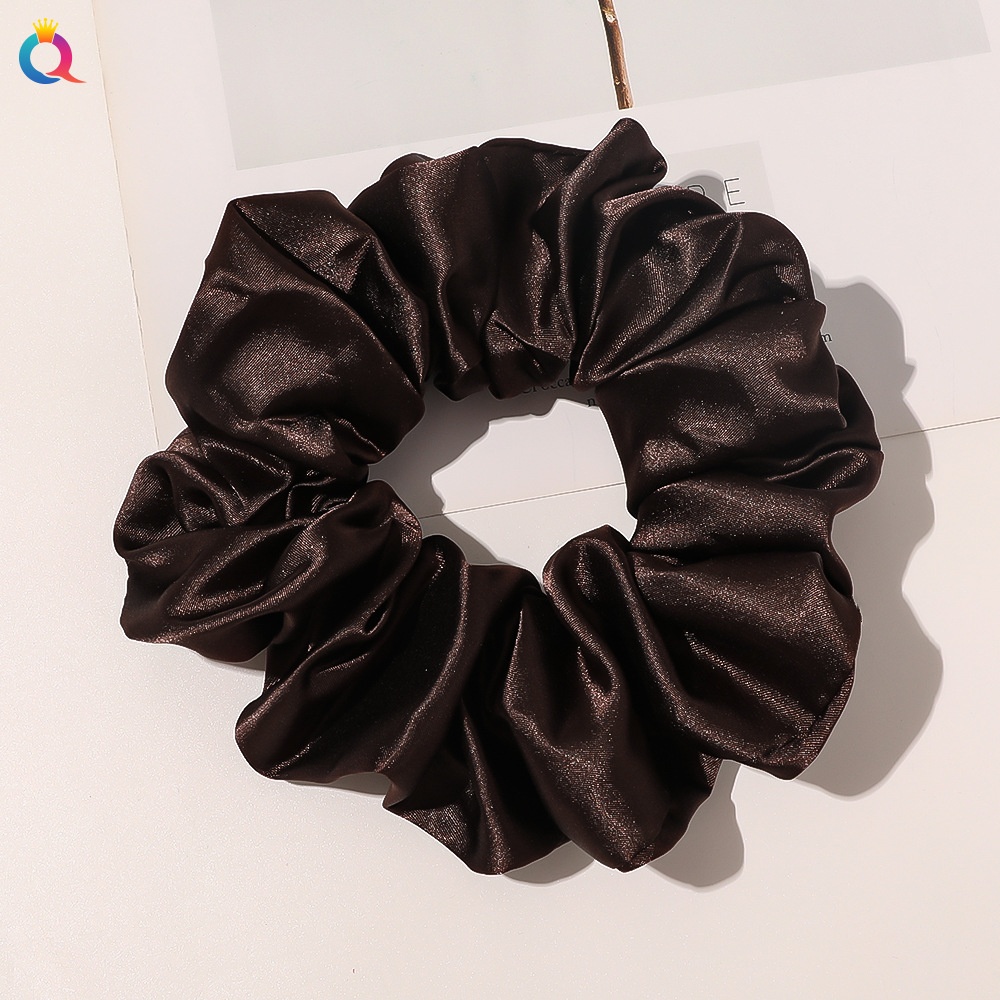 Women's Simple Daily Pleated Cloth Hair Scrunchie Solid Color