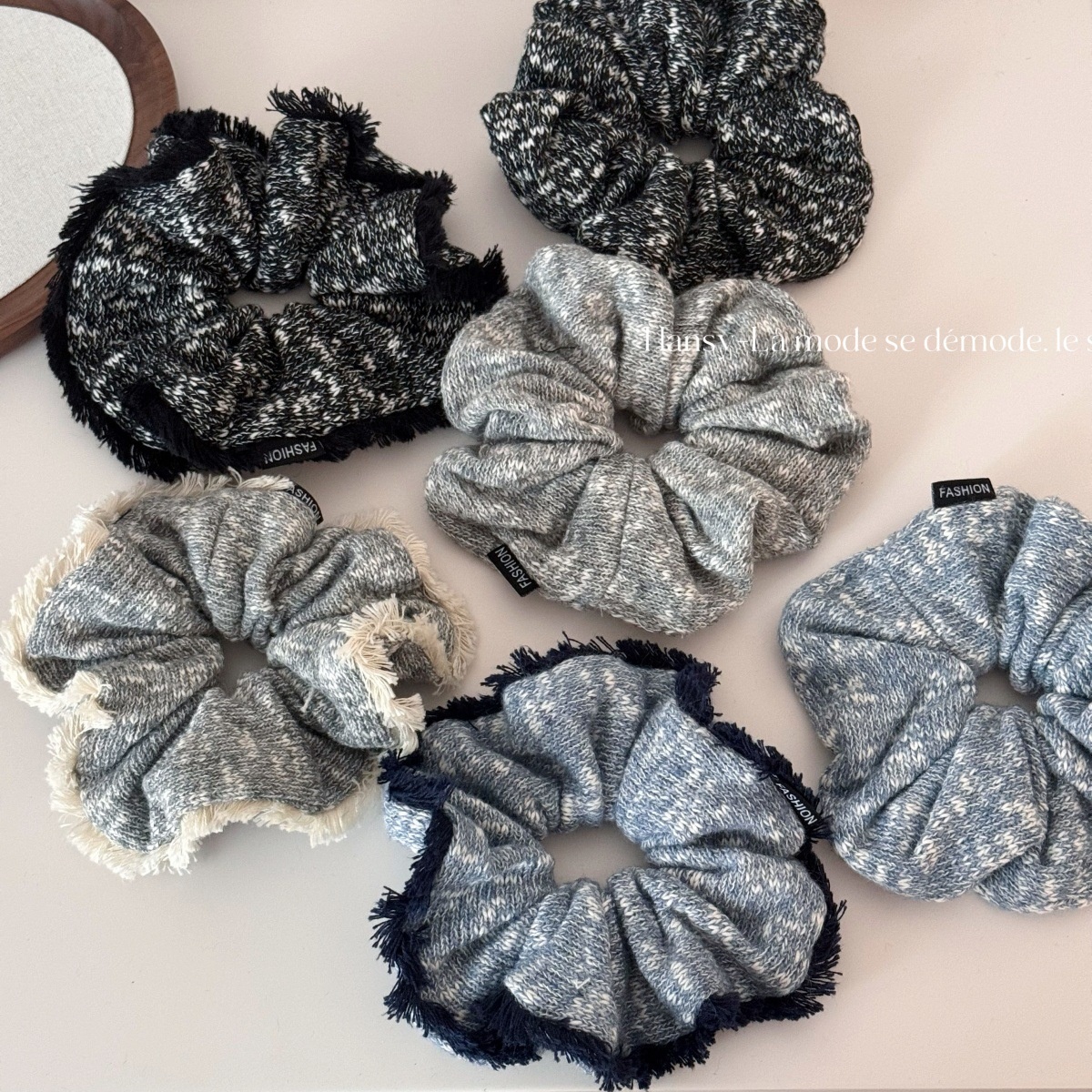 Women's Large Knitted Wool Headband Warm Autumn Winter Lined Hair Accessory