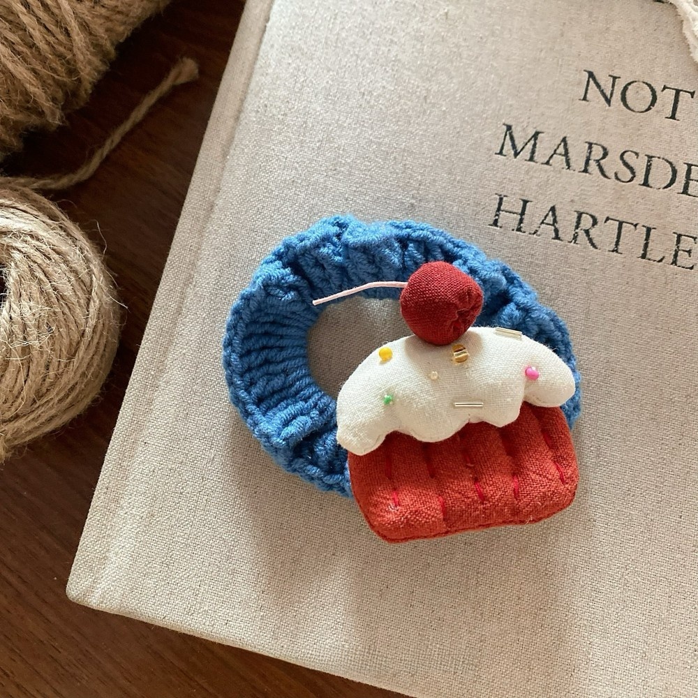 Girls' Autumn Winter Handmade Wool Hair Ties Cartoon Animal