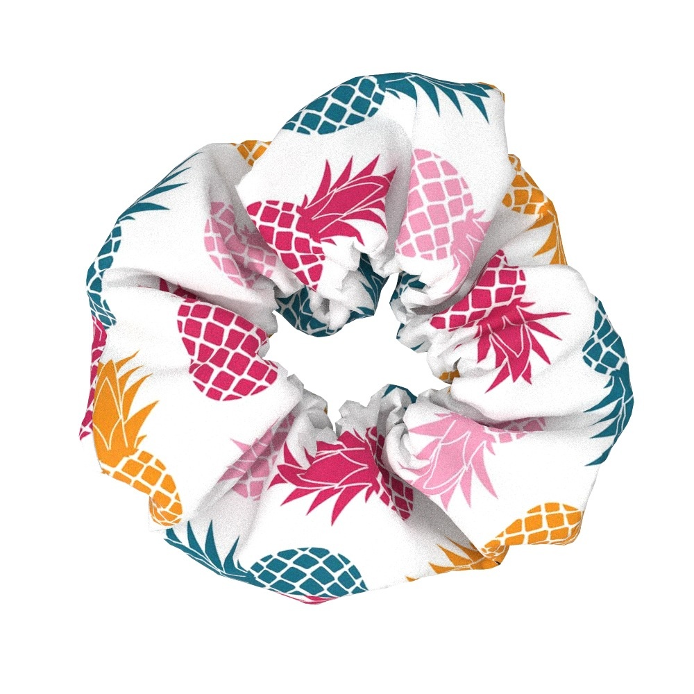 Women's Summer Fabric Hairband Daily Accessory Tropical Pineapple Print