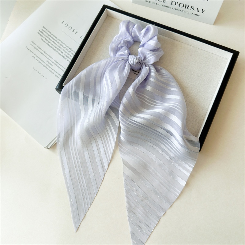 Women's Elegant Cloth Hair Tie for Holiday and Street Solid Color
