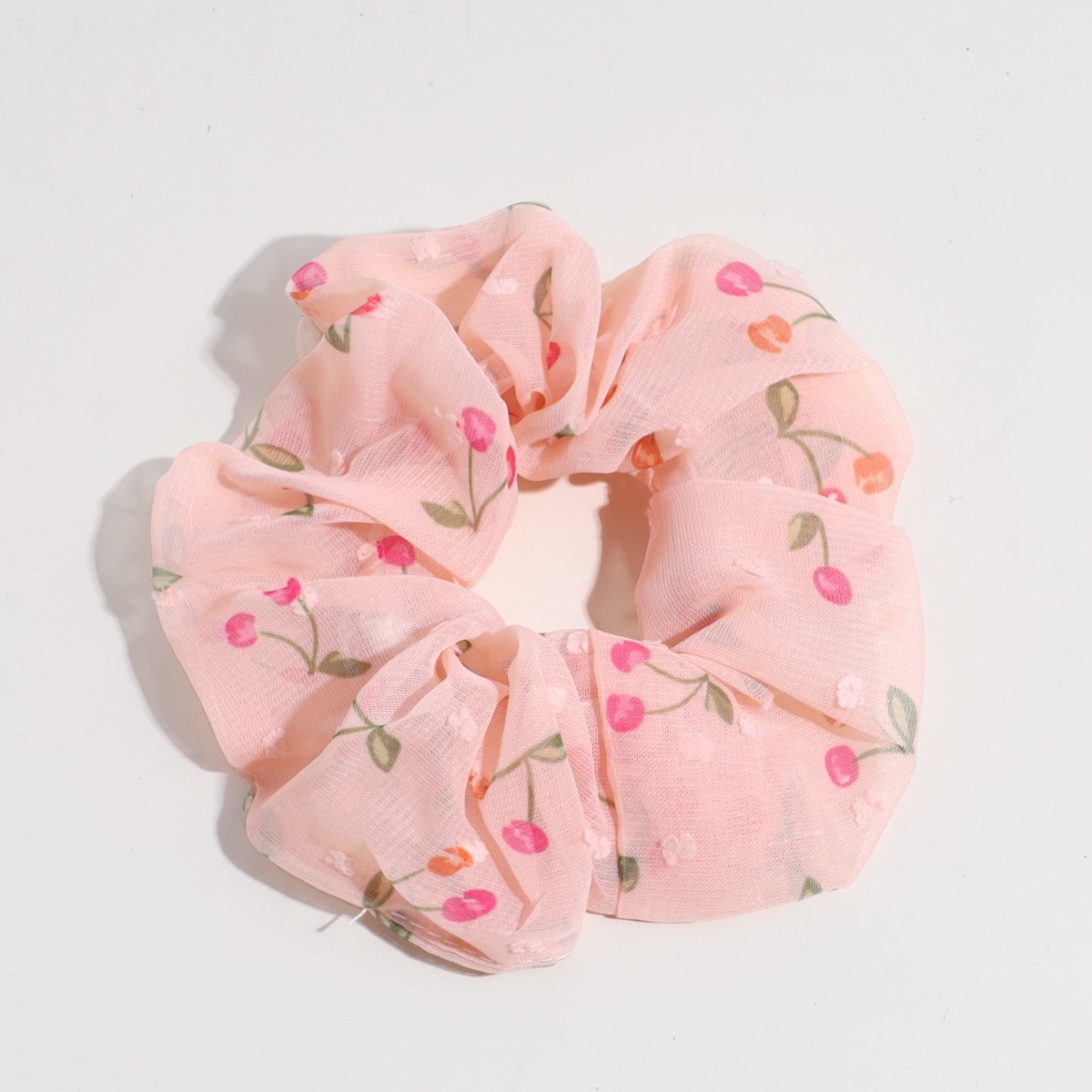 Women's Sweet Summer Cloth Hair Tie Scrunchie Multicolor Ditsy Floral