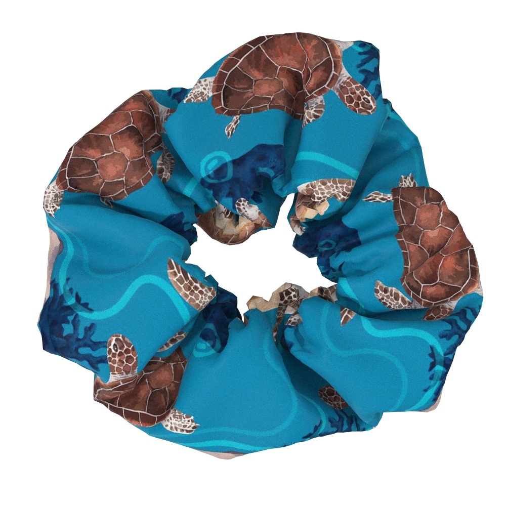 Women Sweet Large Fabric Elastic Hair Ties Versatile Solid Color