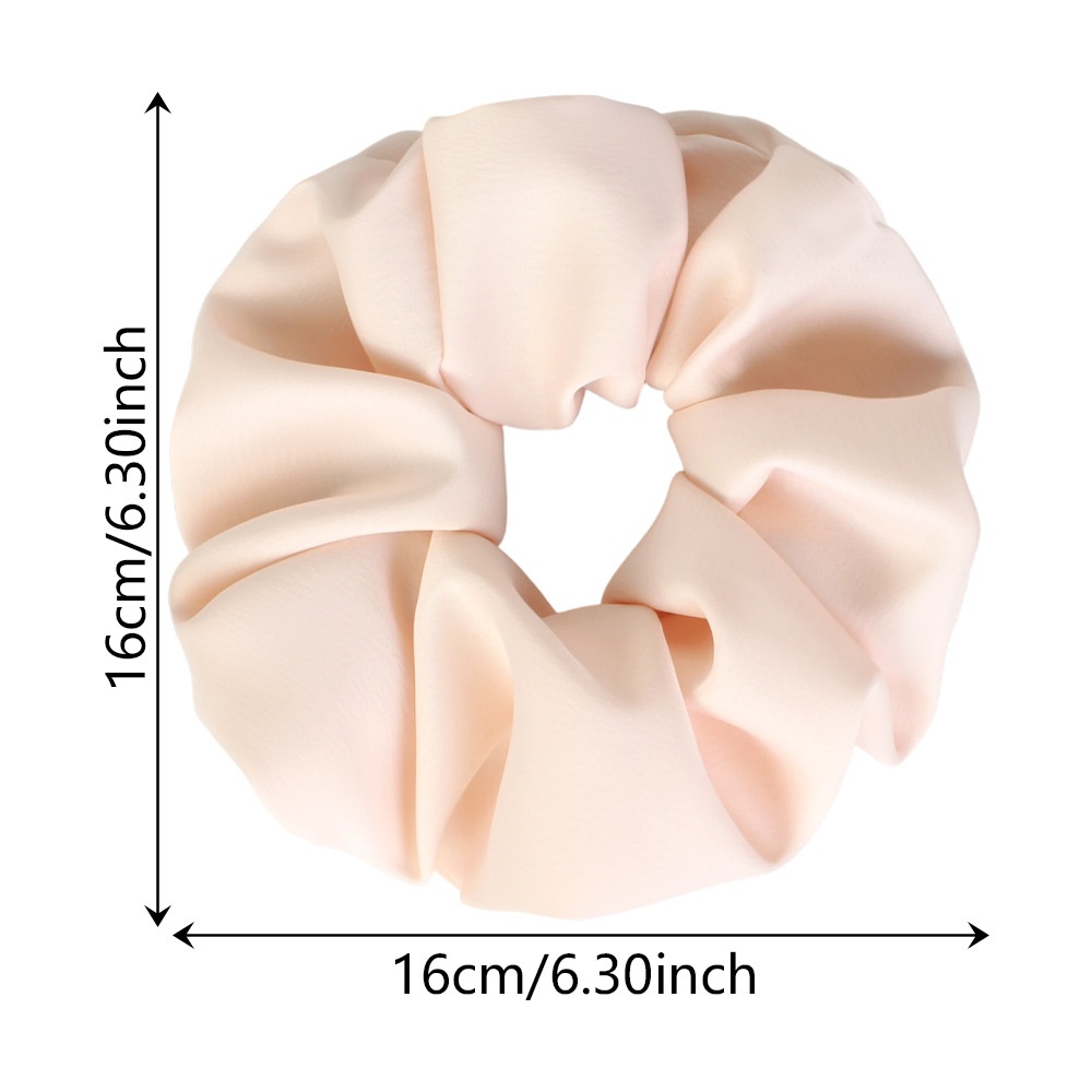 Women Soft Cloth Elastic Hair Bands Spring Summer Solid Color Hair Ties