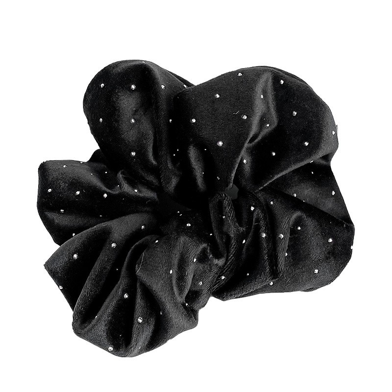 Women's Satin Elastic Hair Ties All Season Office Accessories Circle Pattern