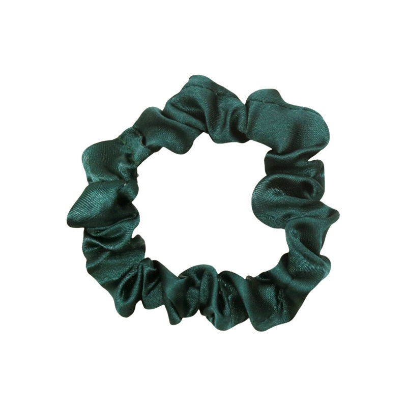 Women Versatile French Satin Hair Ties Daily Wear Solid Multi-Color