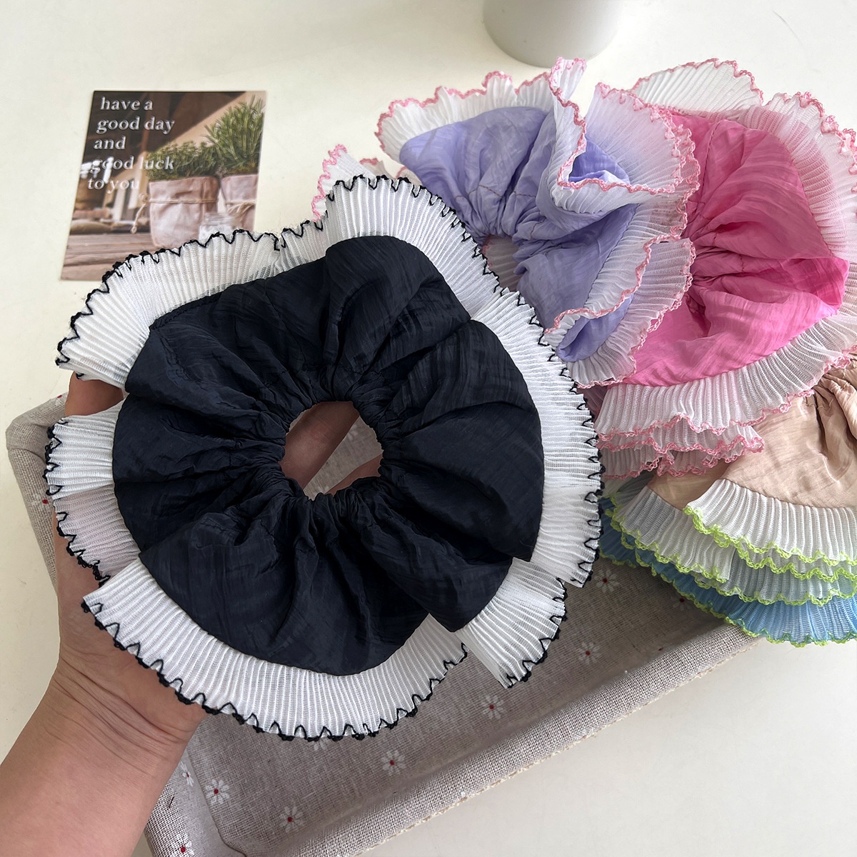 Women's Daily Casual Cloth Hair Tie Sweet Colorful Pattern