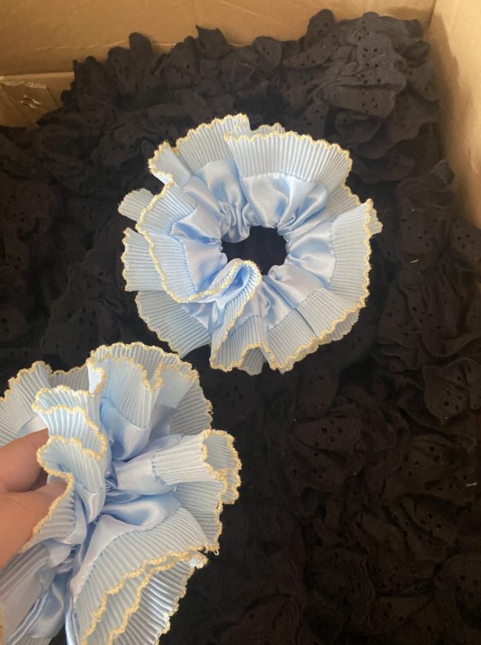 Women's Elegant Elastic Daily Hair Tie Ponytail Holder Color Block