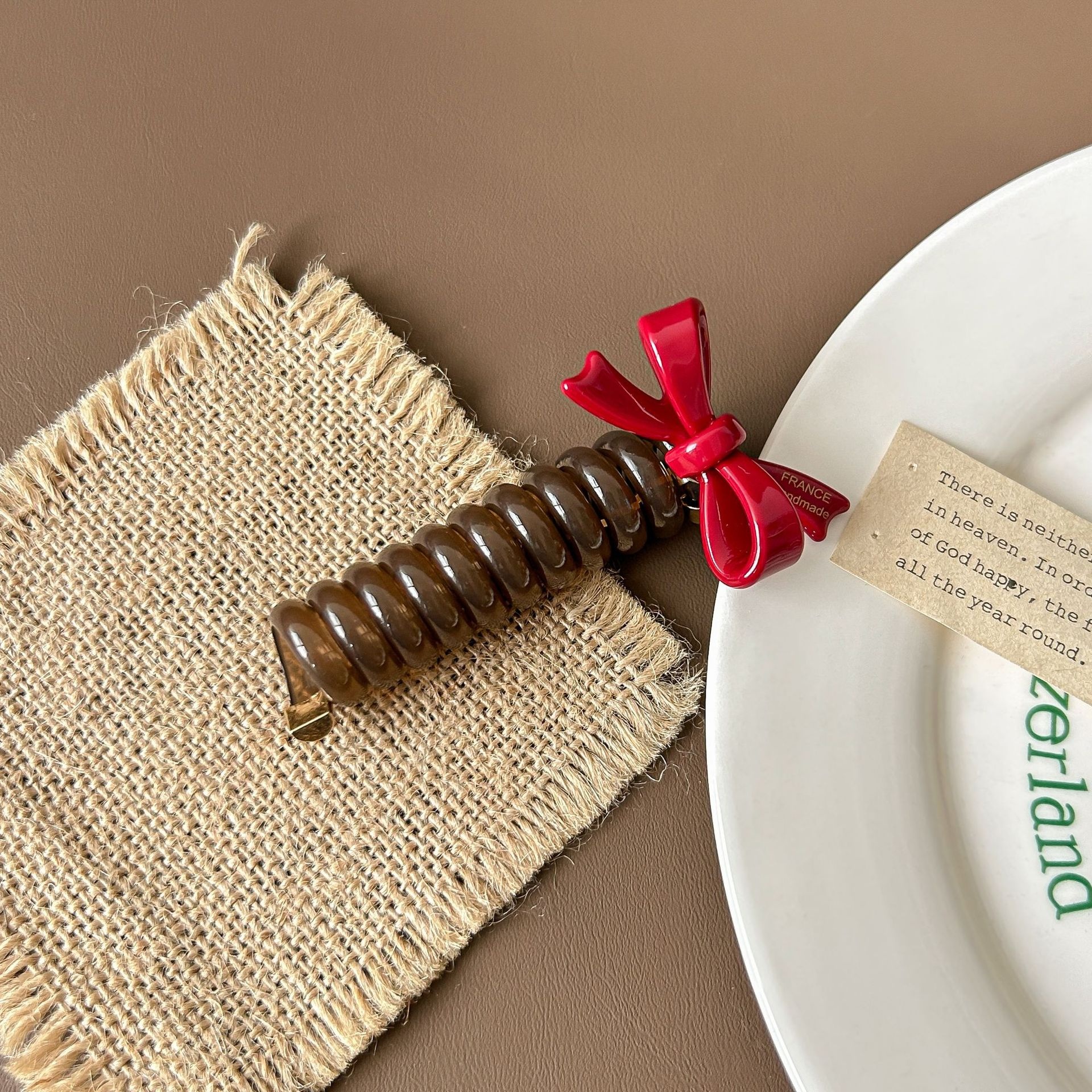 Women's High Elastic Ponytail Bubble Hair Tie Acetate Bowknot