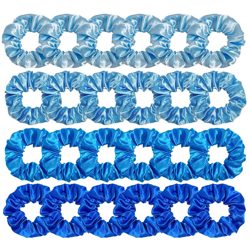 Women's Daily Fabric Hairband Hair Tie Accessory Solid Blue Series