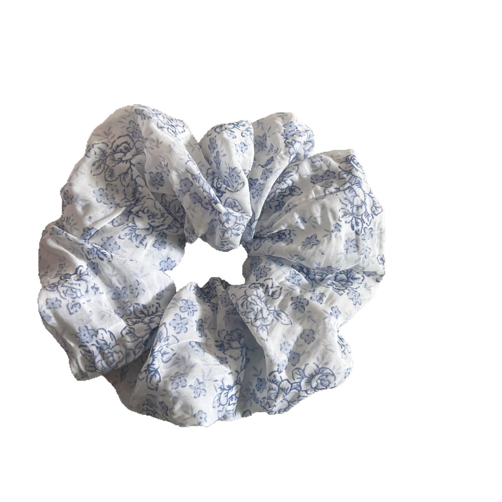 Women's Daily Simple Cloth Hair Tie Vintage Light Blue Ditsy Floral