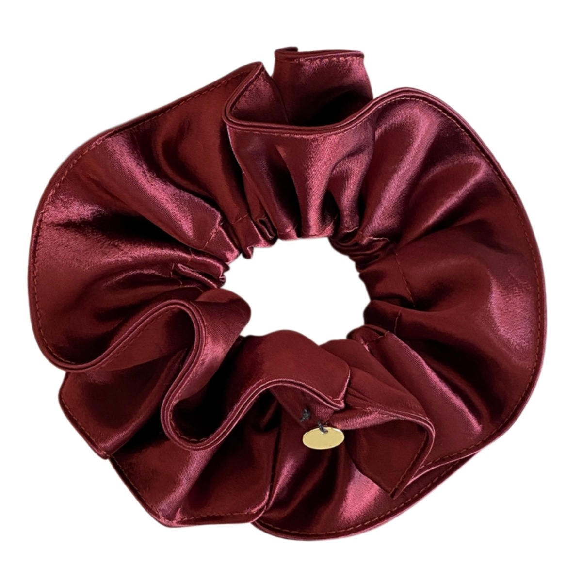 Women Satin Bubble Braid Hair Rope Elegant Spring Hair Tie Solid White