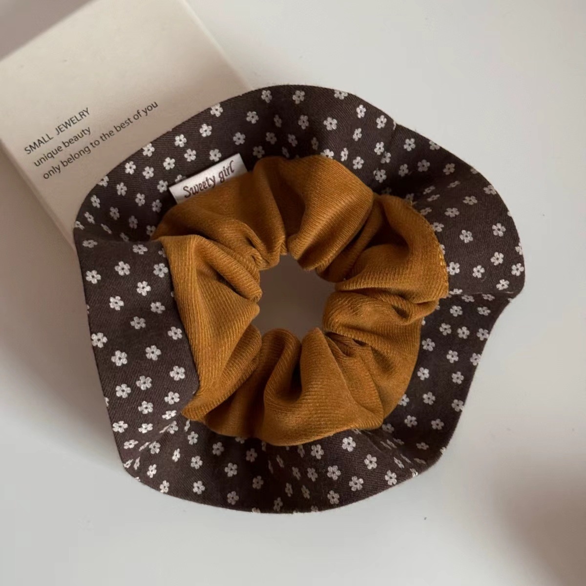 Women's Elegant Butterfly Knot Hair Clip Cute Dot Pattern Cloth Shark Clip