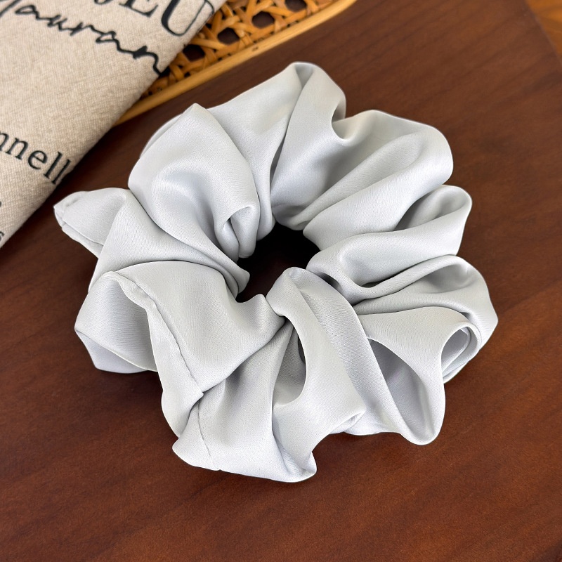 Women's Romantic Cloth Hair Scrunchie For All Seasons Solid Color