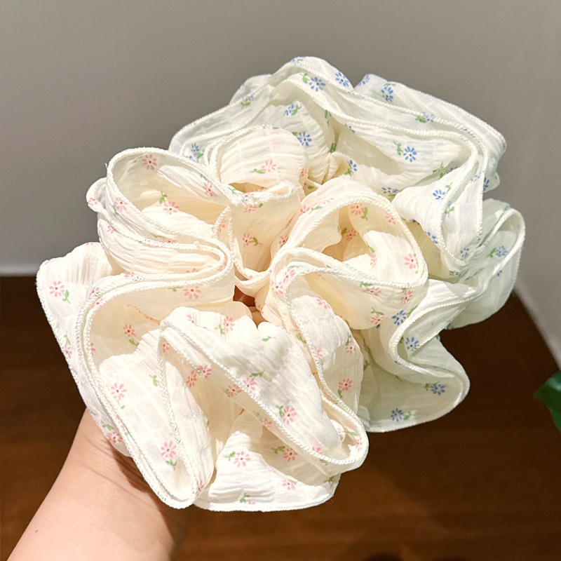 Women's Elegant Japanese Fabric Hair Tie For Weekend Ditsy Floral