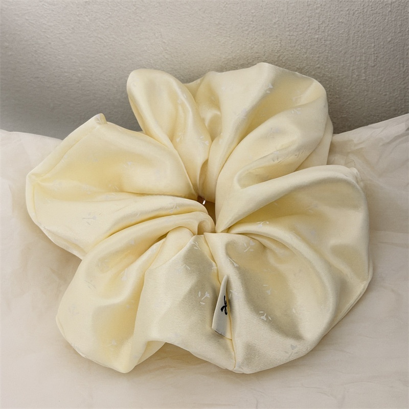 Women's Elegant Ditsy Floral Satin Headband with Large Bow Hair Accessory