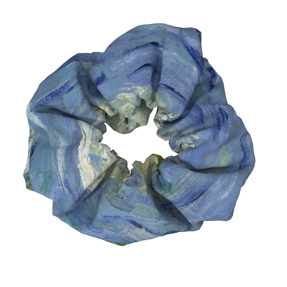 Women's Sweet Cloth Hair Ties Retro Van Gogh Floral Oil Painting