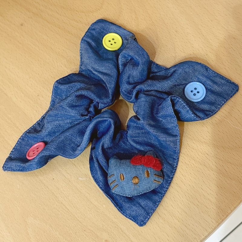 Women's Elegant Cloth Scarf Bowknot Hair Bands Geometric Pattern