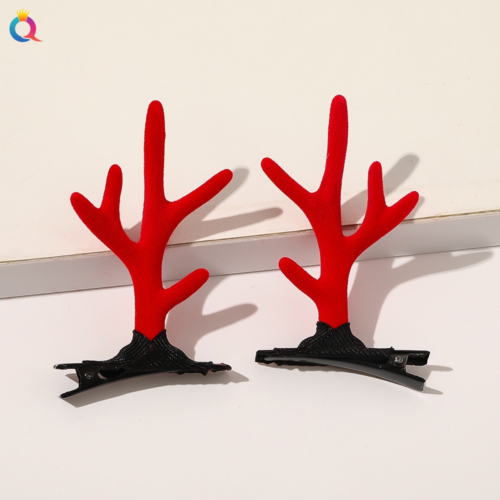 Women's Handmade Cloth Hair Tie Letter Pattern Fashion Christmas Accessory