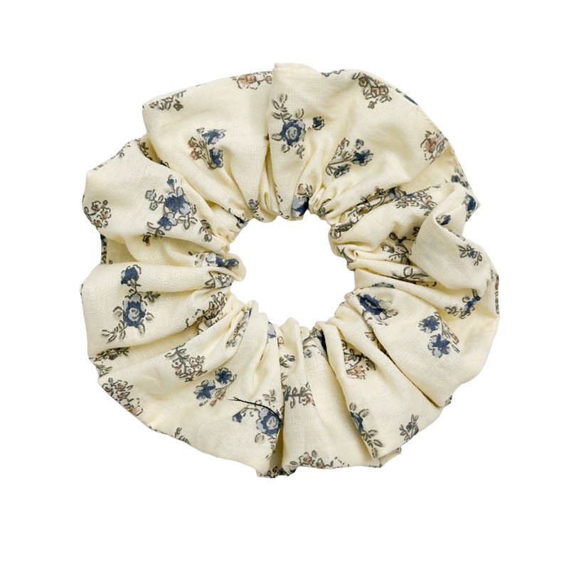 Women's Casual Holiday Cloth Hair Tie Scrunchie Sweet Elegant Floral