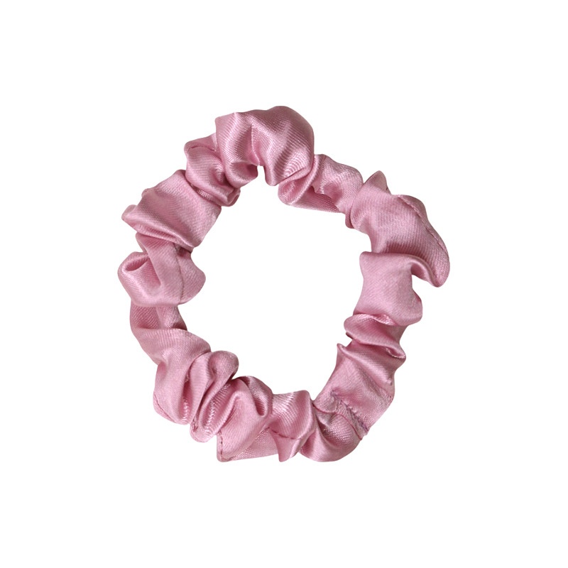 Women Versatile French Satin Hair Ties Daily Wear Solid Multi-Color