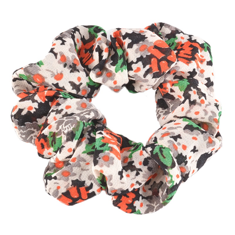 Women's Sweet Summer Cloth Hair Tie Scrunchie Multicolor Ditsy Floral