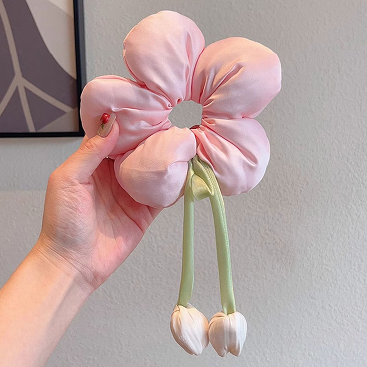 Women's Fabric Hair Tie Bohemian Floral Scrunchie Outdoor Wear