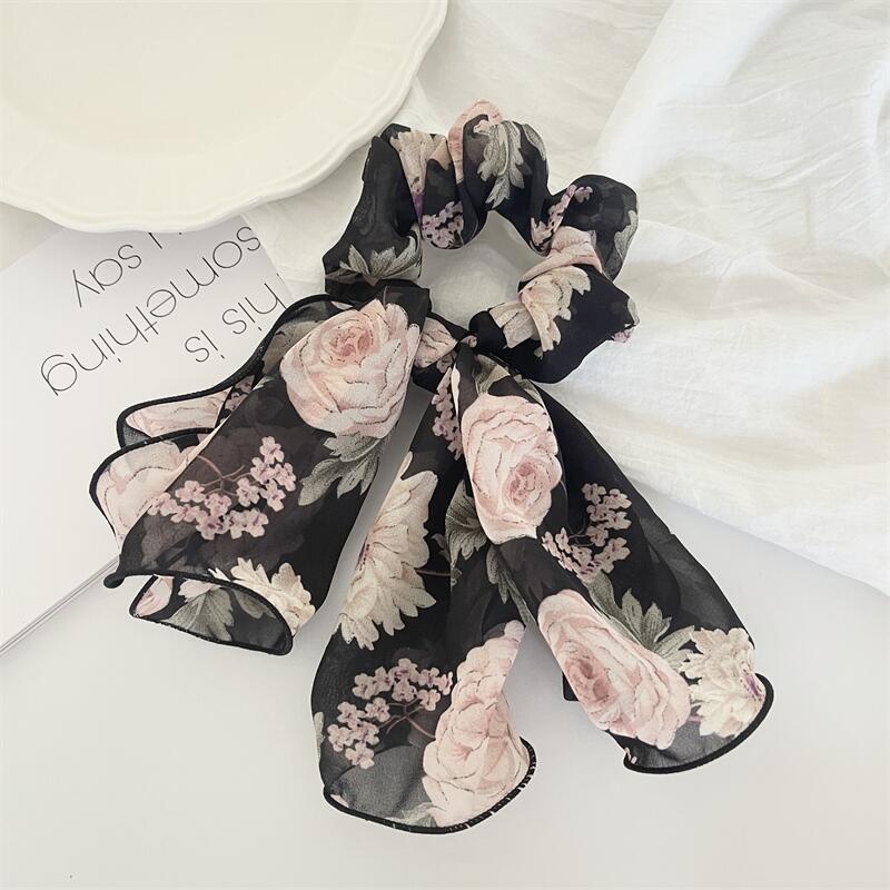 Women's Daily Cloth Ribbon Hair Accessories Sweet Flower Bow Knot