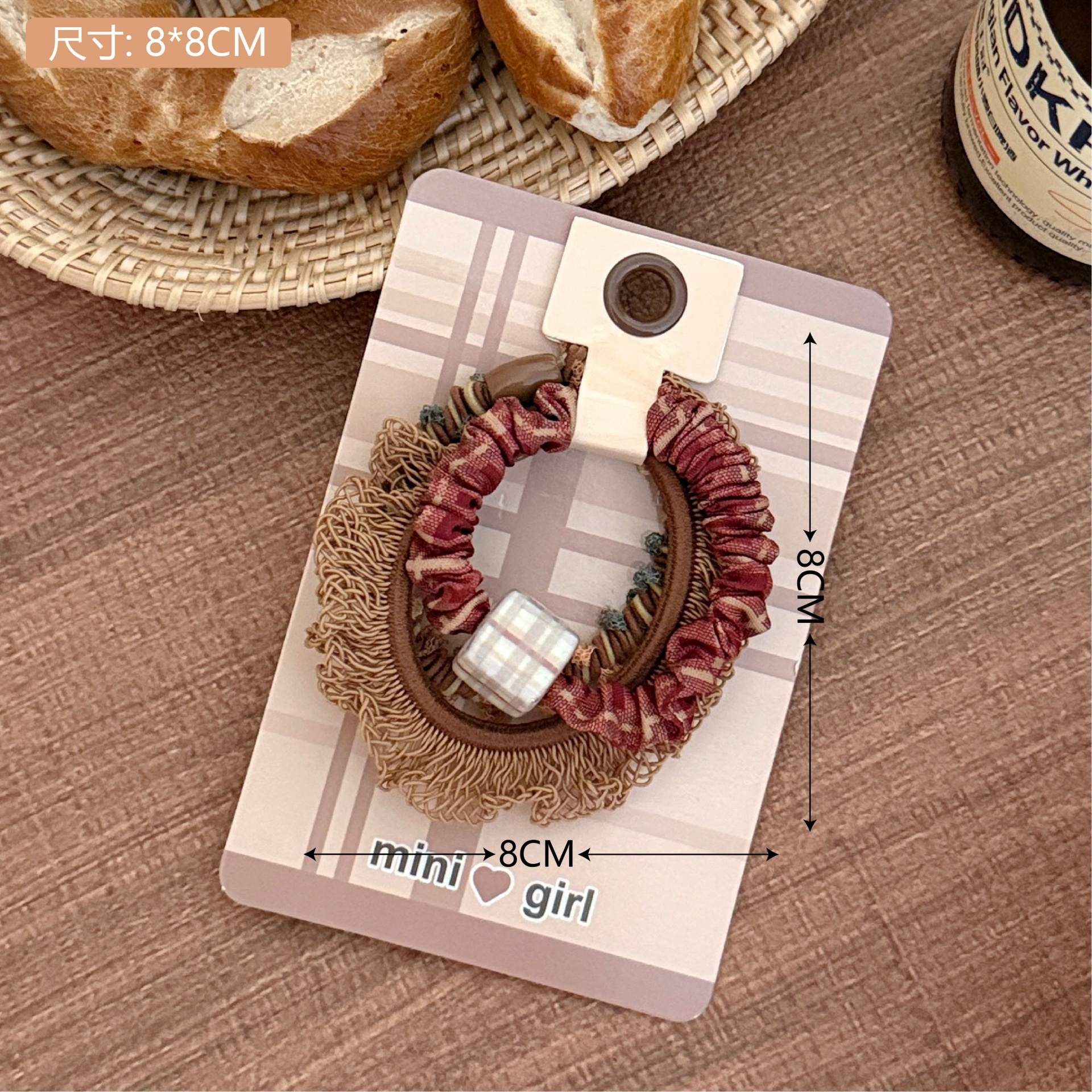 Girls High Elastic Rubber Ponytail Holder Hair Tie Colorful Fresh