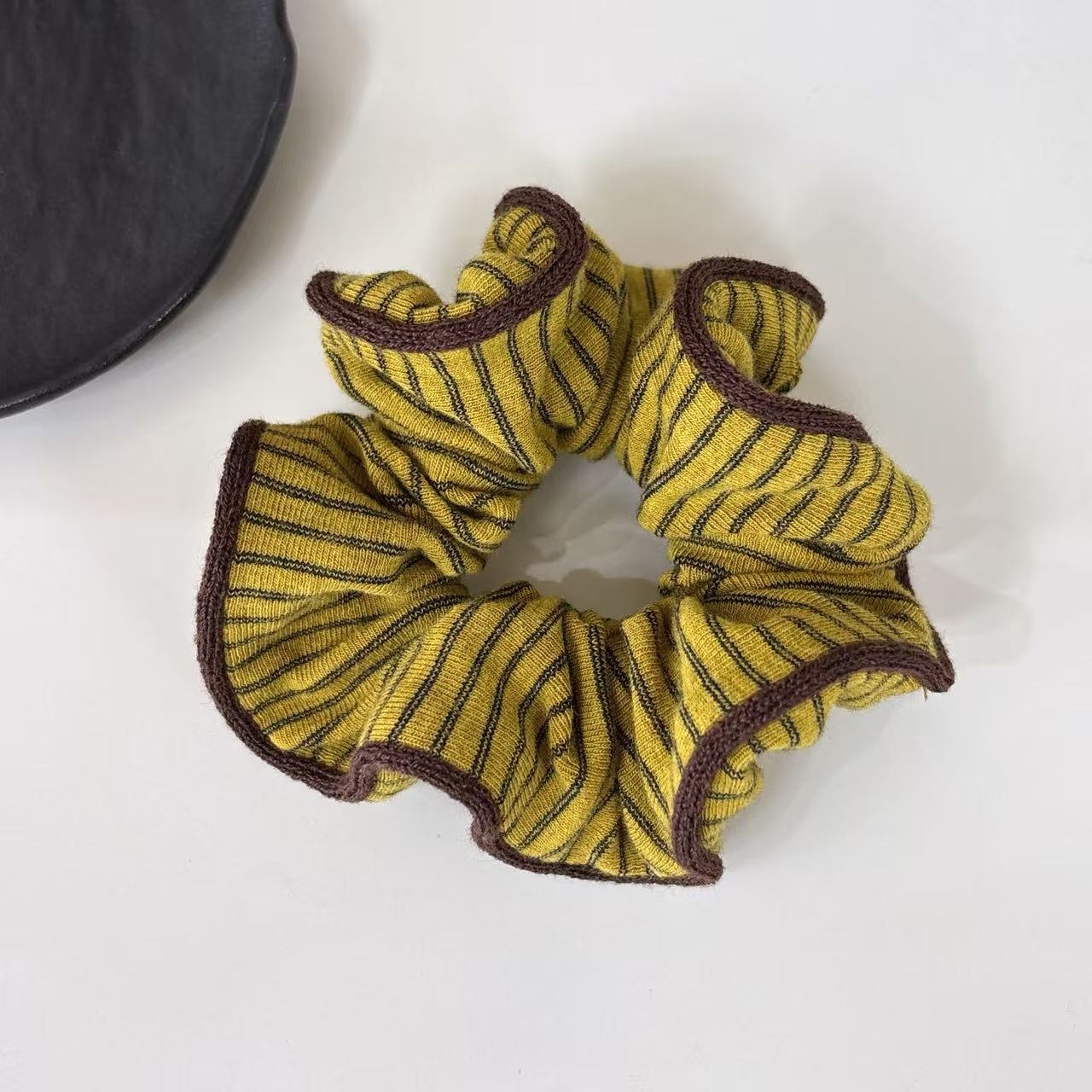 Women's Versatile Cotton Hair Scrunchies Ditsy Floral & Solid Color