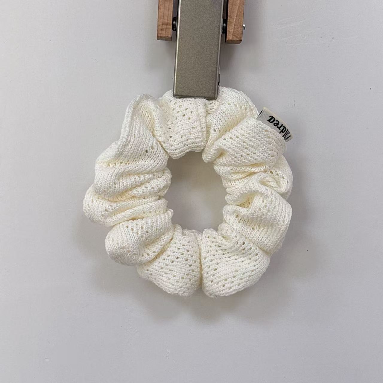 Women's Versatile Cotton Hair Scrunchies Ditsy Floral & Solid Color