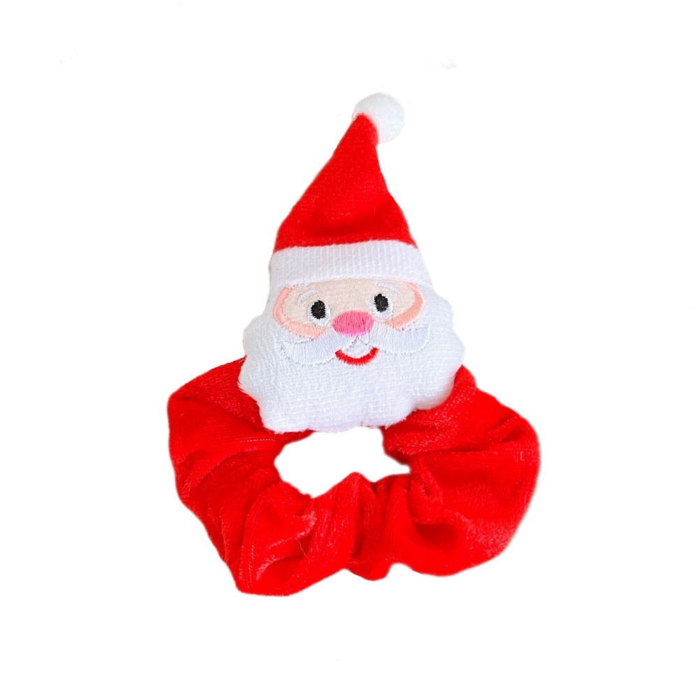 Women's Cute Christmas Hair Scrunchies Festive Holiday Velvet Hair Ties