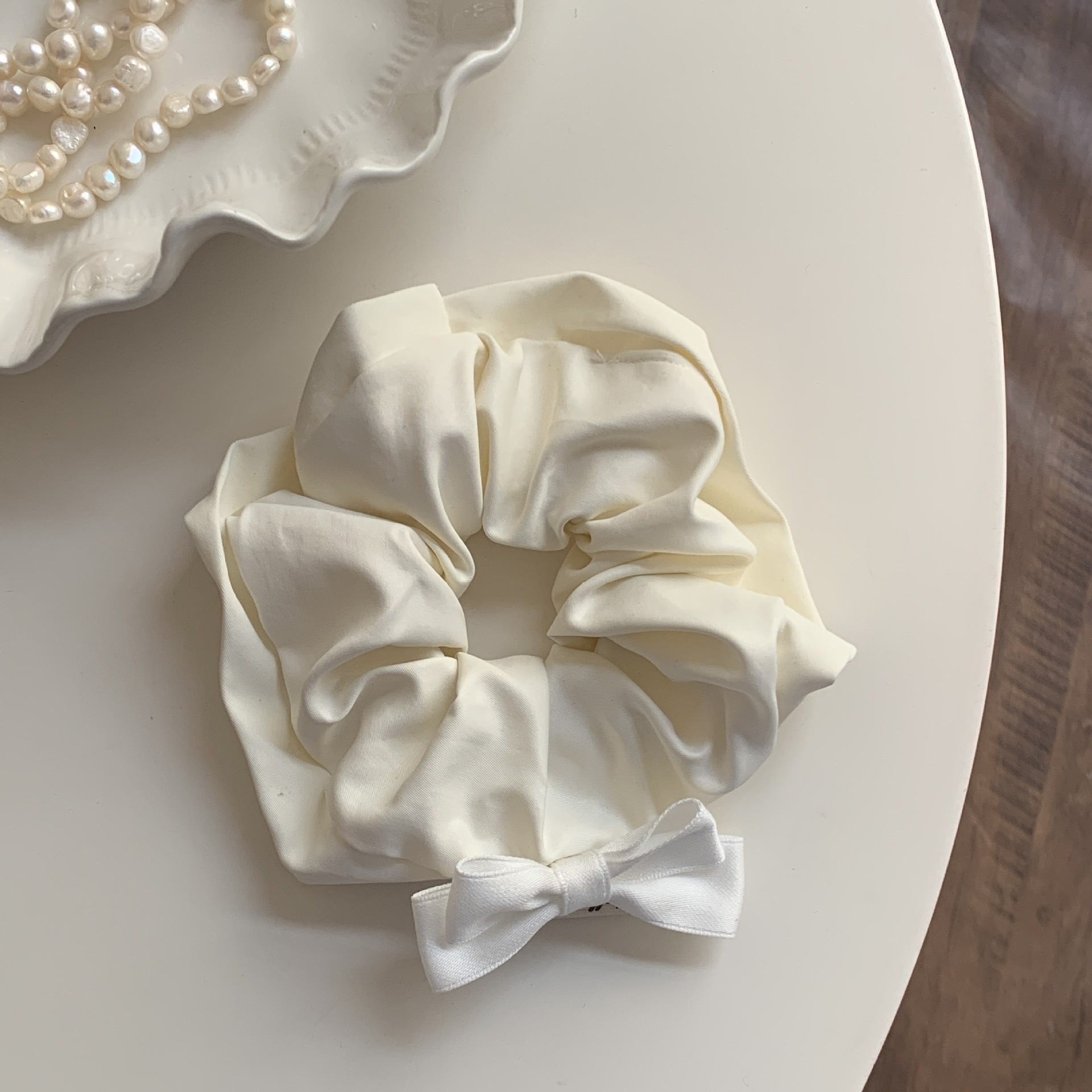 Women's Elegant Solid Color Cloth Hair Tie Casual Streetwear Accessory