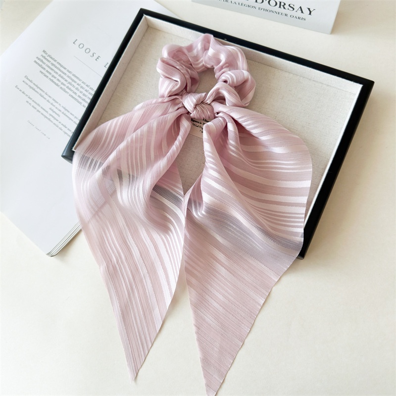Women's Elegant Cloth Hair Tie for Holiday and Street Solid Color