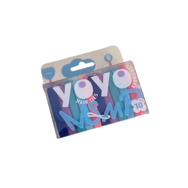 Women's Comfortable Polyester Hair Ties For Secure Styling Black